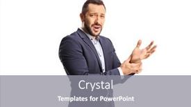  Presentation with professional - Presentation featuring professional-man-holding-his-painful background and a gray colored foreground