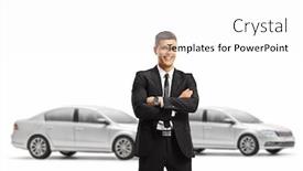  Presentation with professional - PPT layouts consisting of professional-man-in-a-suit background and a white colored foreground