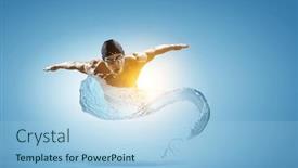  Presentation with swimmer - 