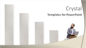  Presentation with professional - PPT layouts having professional-man-with-a-laptop background and a white colored foreground