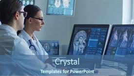  Presentation with neurosurgery - Colorful PPT theme enhanced with professional-medical-doctors-are-maksing backdrop and a ocean colored foreground