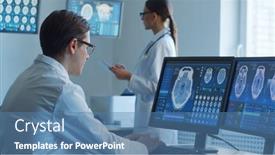  Presentation with neurosurgery - Slides having professional-medical-doctors-are-maksing background and a teal colored foreground