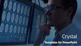  Presentation with neurosurgery - Presentation theme consisting of professional-medical-doctors-are-maksing background and a ocean colored foreground