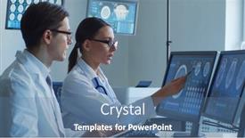  Presentation with neurosurgery - Presentation design consisting of professional-medical-doctors-are-maksing background and a ocean colored foreground