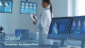  Presentation with cardiology research - Slides consisting of professional-medical-doctors-are-maksing background and a ocean colored foreground