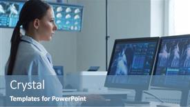  Presentation with cardiology research - Presentation theme enhanced with professional-medical-doctors-are-maksing background and a teal colored foreground