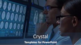  Presentation with neurosurgery - PPT theme with professional-medical-doctors-are-maksing background and a ocean colored foreground