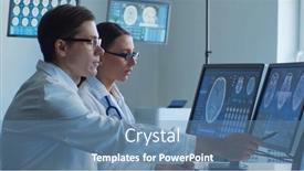  Presentation with neurosurgery - Slide deck with professional-medical-doctors-are-maksing background and a teal colored foreground