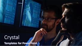  Presentation with neurosurgery - Cool new PPT theme with professional-medical-doctors-working backdrop and a wine colored foreground