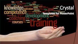 Presentation with professional development - Cool new PPT theme with professional positive discipline - concept or conceptual training coaching backdrop and a black colored foreground