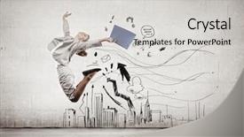  Presentation with microwave imaging image of modern - Beautiful slides featuring underwater background with soft and hard corals cayo largo cuba backdrop and a light gray colored foreground