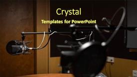  Presentation with complete - Presentation enhanced with professional-recording-studio-complete background and a wine colored foreground