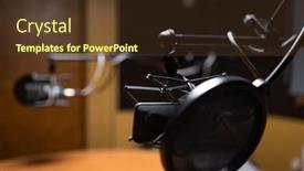  Presentation with complete - Slide deck with professional-recording-studio-complete background and a tawny brown colored foreground