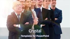  Presentation with look forward - Beautiful theme featuring professional team confidently look forward backdrop and a wine colored foreground