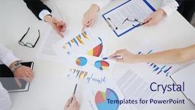  Presentation with community service happy volunteer group - Presentation theme with professional training - group of happy young business background and a  colored foreground