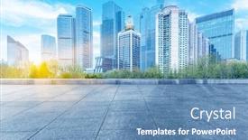  Presentation with advertising - Audience pleasing PPT theme consisting of qingdao - professional use auto advertising backplate backdrop and a teal colored foreground