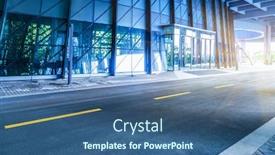  Presentation with advertising - Colorful presentation theme enhanced with qingdao - professional use auto advertising backplate backdrop and a ocean colored foreground