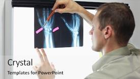  Presentation with fingers - PPT layouts with professional watching images of hands background and a white colored foreground