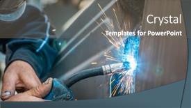  Presentation with brew - Slide deck enhanced with welder mask brew seam background and a gray colored foreground