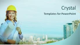  Presentation with architect - Amazing slide deck having islam - history - mosaics arches dome backdrop and a gray colored foreground.