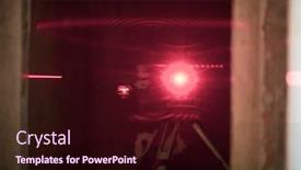  Presentation with construction equipment - Presentation design consisting of professional-worker-using-laser-level background and a wine colored foreground