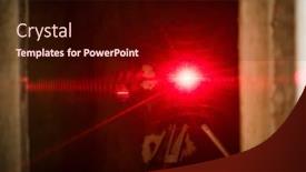  Presentation with construction equipment - Slide set enhanced with professional-worker-using-laser-level background and a wine colored foreground