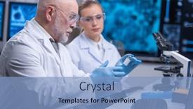  Presentation with genetic - Amazing slide set having professor-and-his-young backdrop and a light blue colored foreground