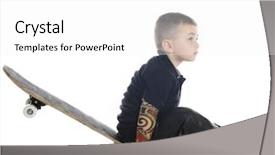  Presentation with black and white shapes - Beautiful slides featuring tattoes - profile of an adorable wanna' backdrop and a white colored foreground