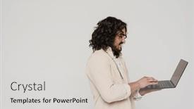  Presentation with long hair man - 