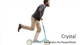  Presentation with beard - Audience pleasing presentation theme consisting of profile shot of a beard backdrop and a white colored foreground