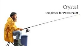  Presentation with fisherman - Beautiful slide set featuring profile-shot-of-a-bearded backdrop and a white colored foreground