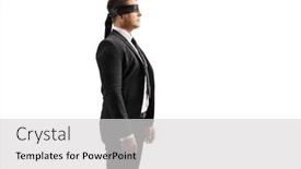  Presentation with shot - PPT theme enhanced with profile-shot-of-a-businessman background and a light gray colored foreground