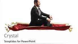  Presentation with red carpet - PPT theme consisting of profile-shot-of-a-professional background and a white colored foreground