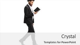  Presentation with religious - Audience pleasing presentation theme consisting of profile shot of a religious backdrop and a white colored foreground