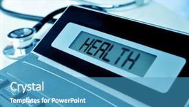  Presentation with business calculator - Amazing presentation theme having profit loss - closeup of an electronic calculator backdrop and a teal colored foreground