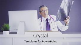  Presentation with roentgen - Amazing theme having prognosis - close up of male doctor backdrop and a light gray colored foreground
