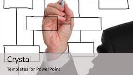  Presentation with diagram - Colorful PPT theme enhanced with program management - blank business diagram with lots backdrop and a light gray colored foreground