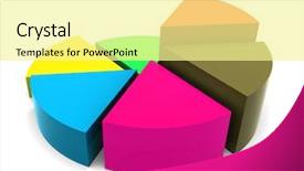  Presentation with diagram - PPT layouts having program management - diagram 3d background and a blonde colored foreground
