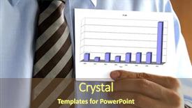  Presentation with tie - Presentation consisting of program management - man in tie holding background and a tawny brown colored foreground