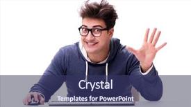  Presentation with computer hacker hoodie in - Amazing theme having program menu - funny nerd man working backdrop and a  colored foreground