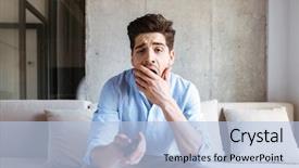  Presentation with holding hands old young - Beautiful slide deck featuring program tv - bored young man holding tv backdrop and a light blue colored foreground