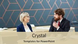  Presentation with ideas - Presentation featuring programming - confident young female voicing her background and a soft green colored foreground