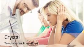  Presentation with teacher lesson plan - Amazing slide deck having programs colleges - group of teenage students backdrop and a lemonade colored foreground