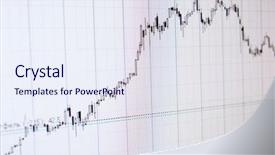  Presentation with diagram - Presentation theme enhanced with progress bar horizontal - business chart - stock finances background and a sky blue colored foreground