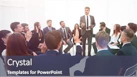  Presentation with coach - Colorful slide deck enhanced with project - skilled coach asks questions backdrop and a ocean colored foreground