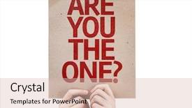  Presentation with award - Amazing theme having project award - are you the one card backdrop and a  colored foreground