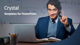  Presentation with cost - Slide set with project cost - financial specialist working late background and a gray colored foreground