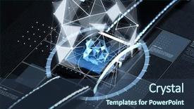  Presentation with science technology energy math - Slides with project design matrix - 3d technology science object background and a ocean colored foreground