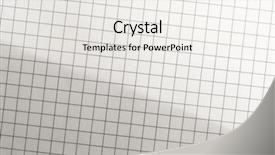 Presentation with lighting - Slide set with project design matrix - graph paper in light background and a white colored foreground
