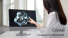  Presentation with virtual technology - Slides consisting of project design matrix - people business virtual reality background and a light gray colored foreground